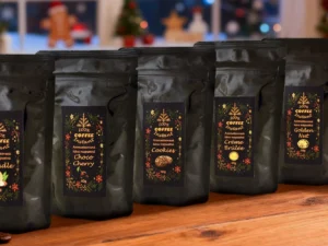 Vánoční rozpustná káva s originálními příchutěmi