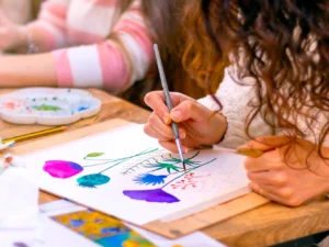 Relaxační kurz malování akvarelem: 1-2 osoby