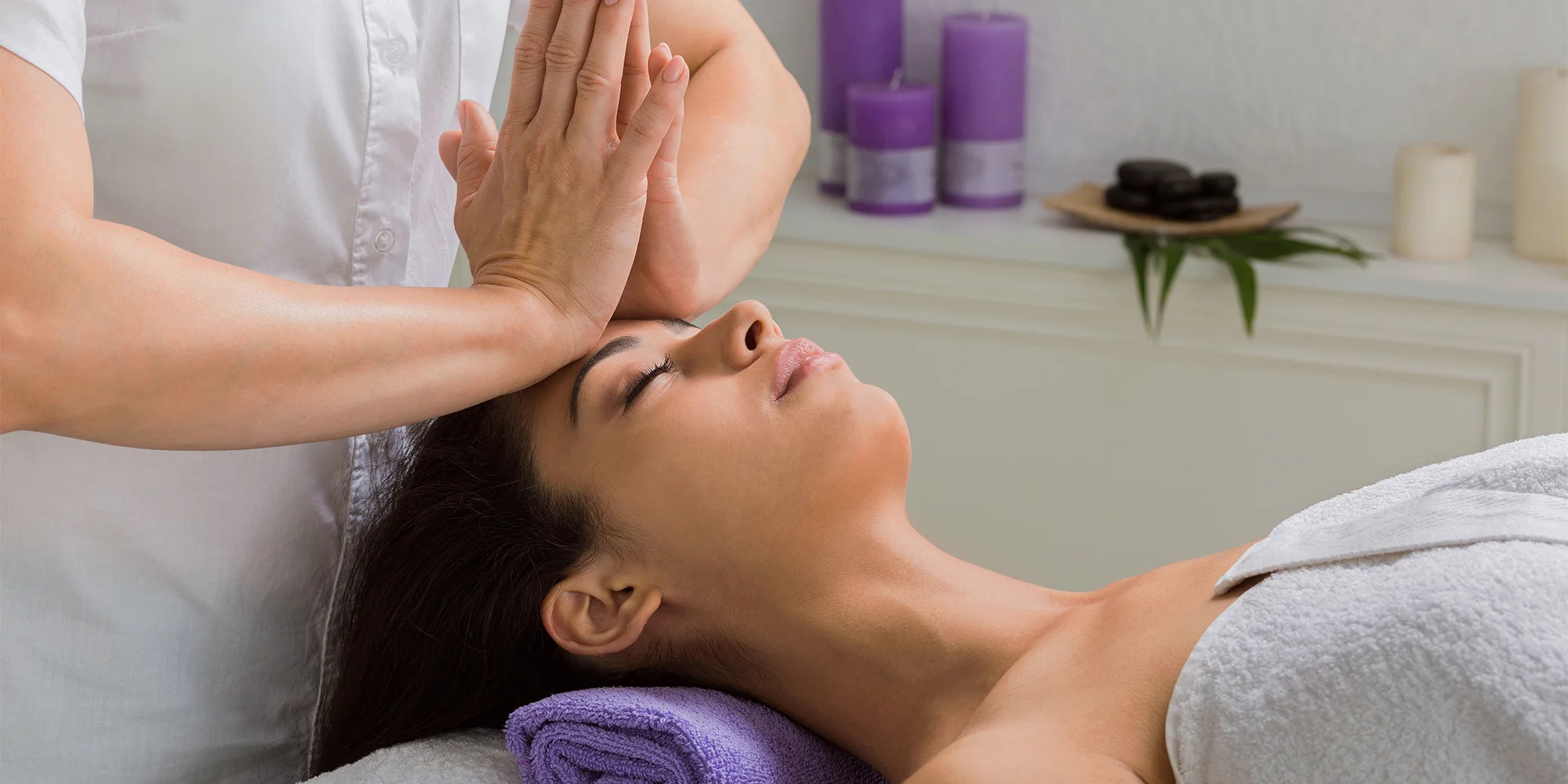 Masáž relaxační, obličejová či indická antistresová