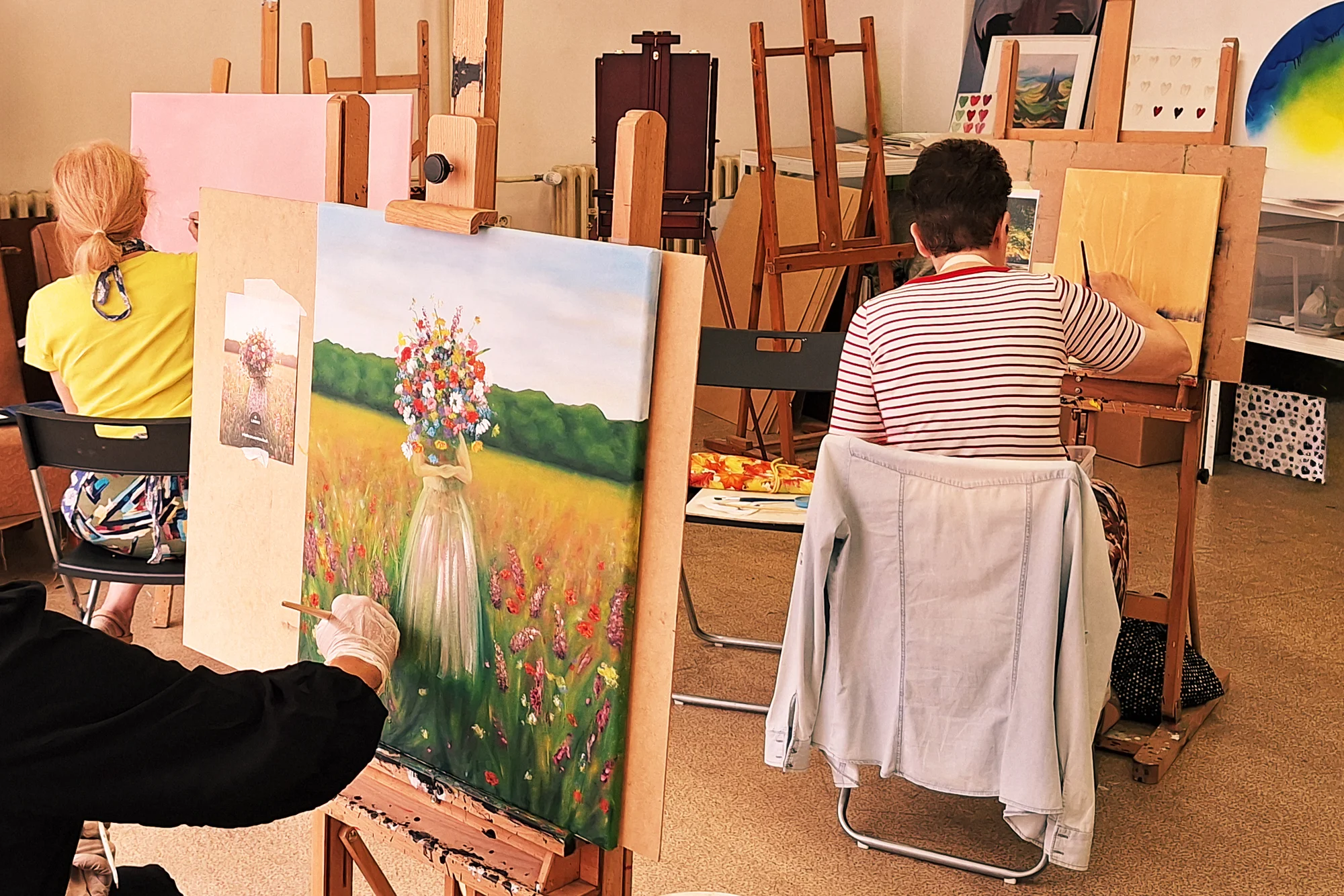 3hodinová lekce malování akrylovými barvami - Obrázek 7