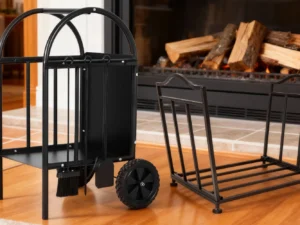 Celokovové stojany na dřevo, do interiéru i exteriéru