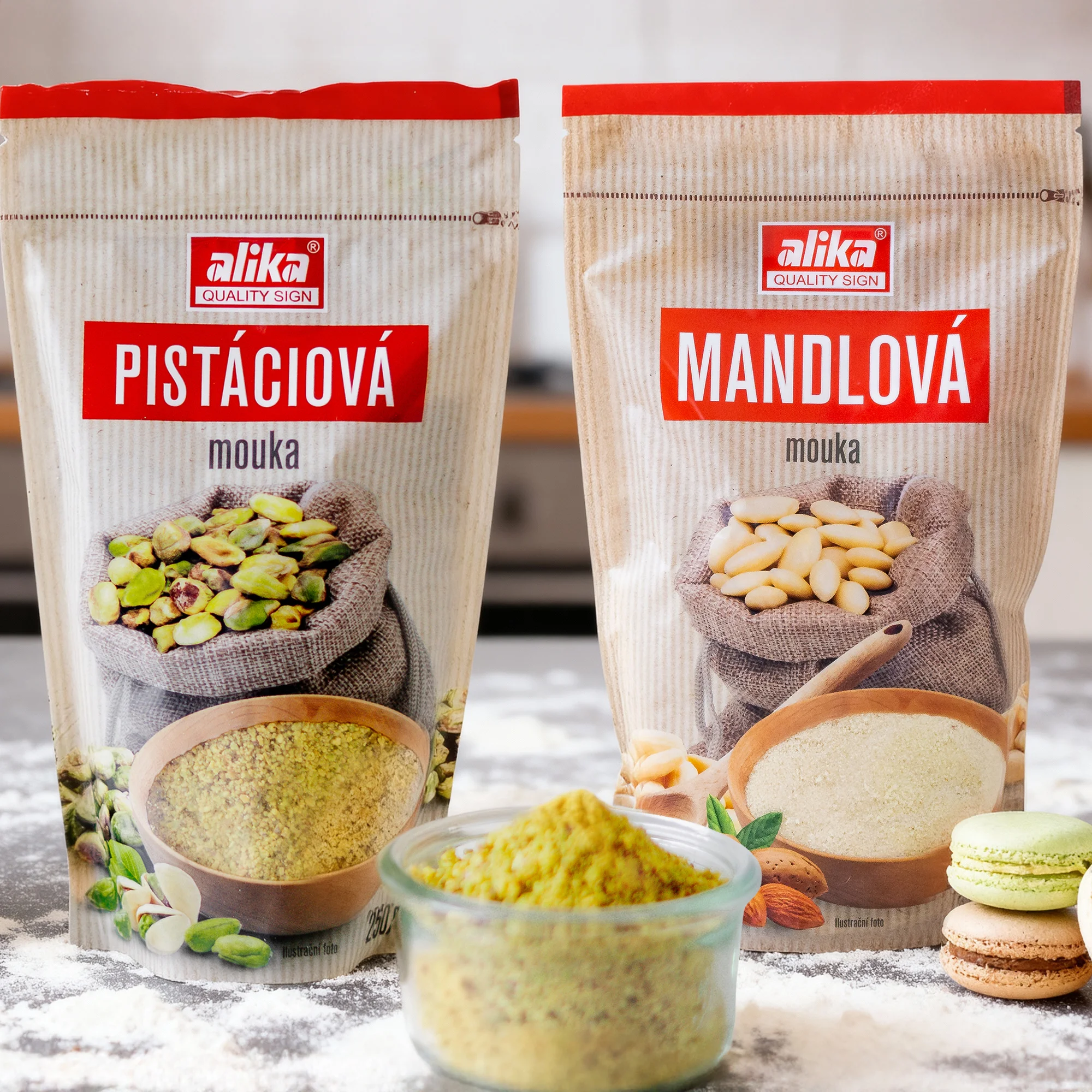 Bezlepkové oříškové mouky na pečení a sekané ořechy - Obrázek 2