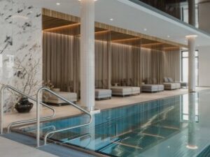 Solná komora: Lázně a hory v Hotelu Grand Elisabeth Bad Ischl ****superior s polopenzí + krytý bazén a 2 sauny