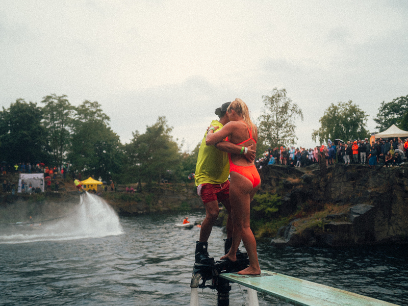 Tandemová lekce flyboardingu - Obrázek 7