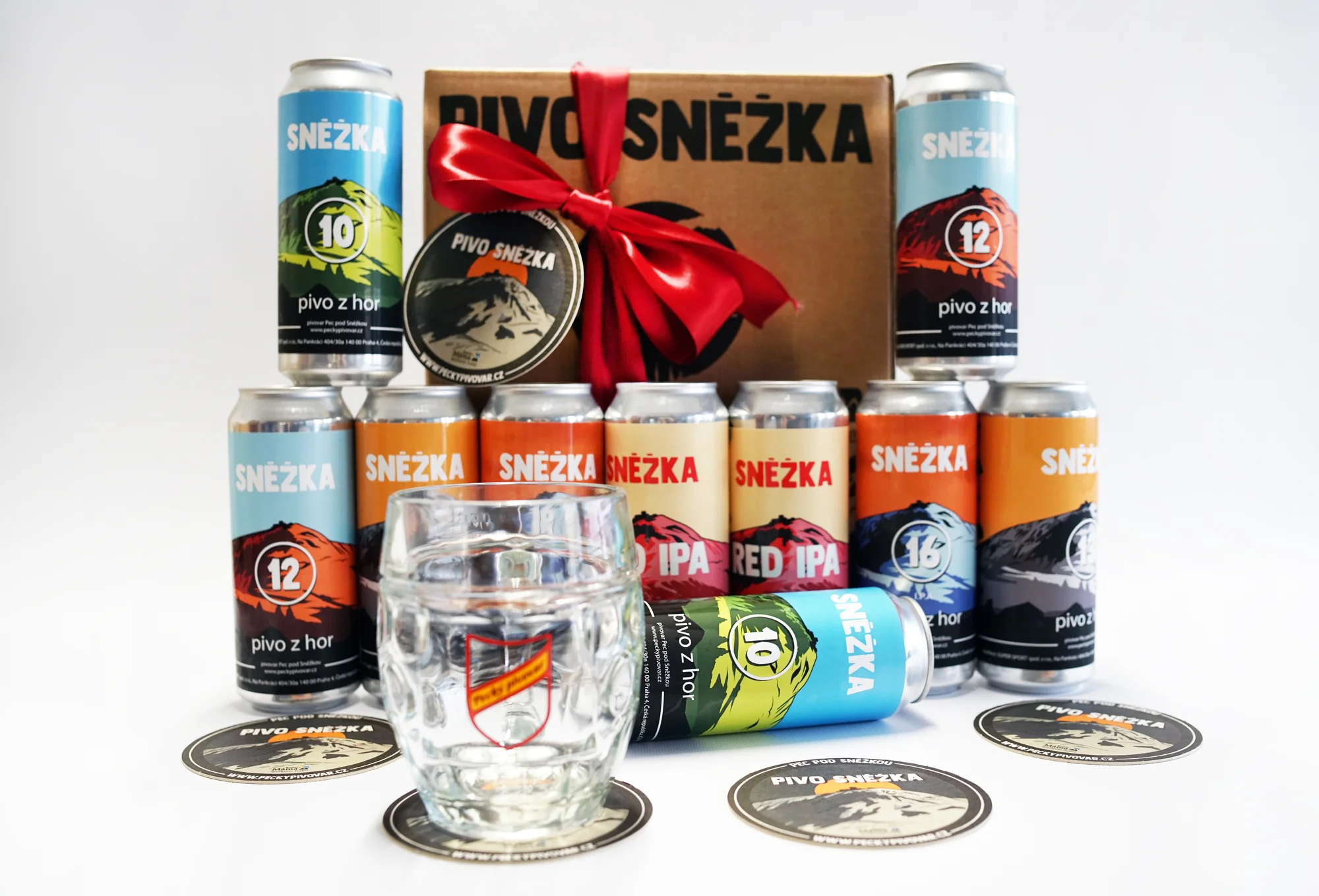 Dárkové sety piv Sněžka i s půllitrem či podtácky - Obrázek 11