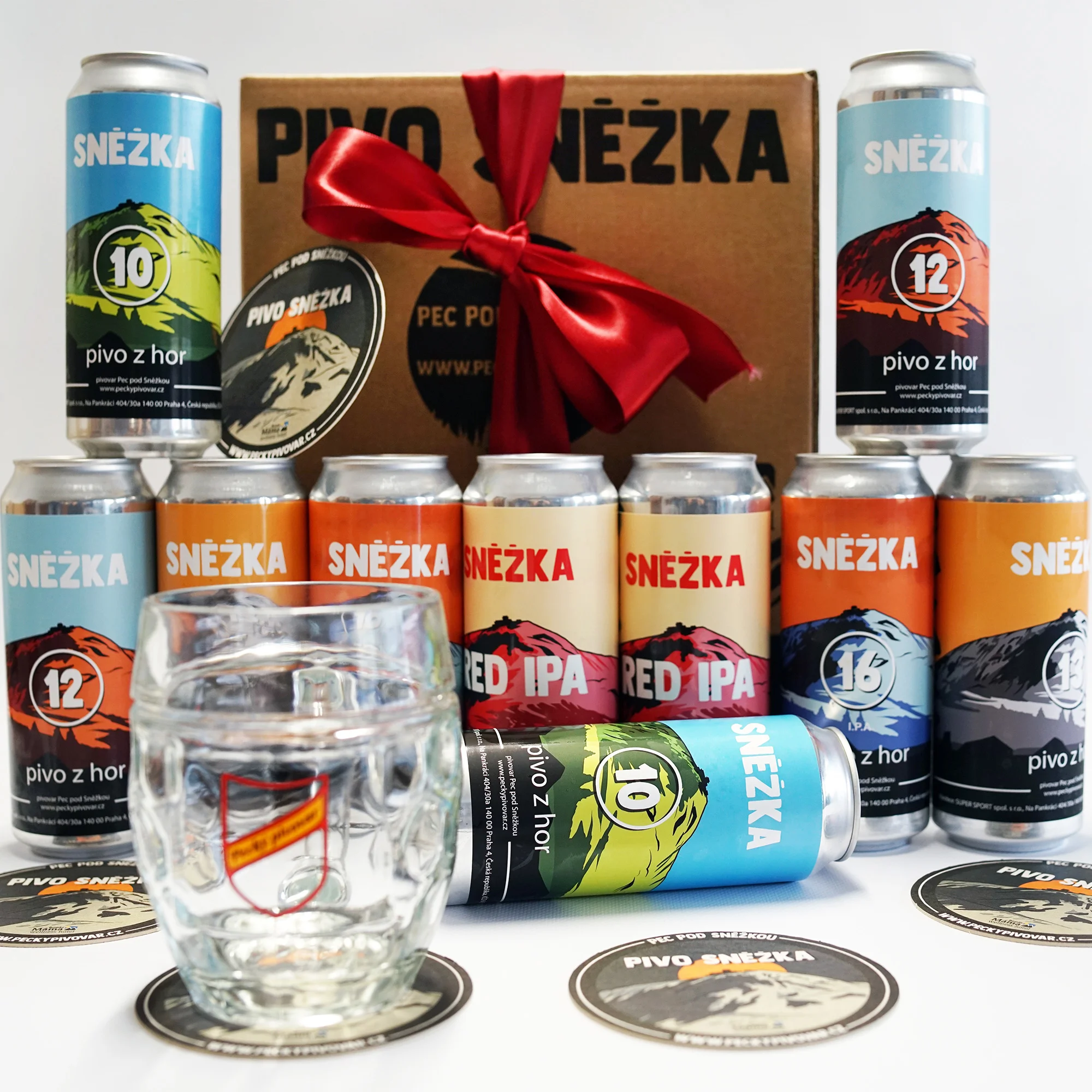 Dárkové sety piv Sněžka i s půllitrem či podtácky - Obrázek 6
