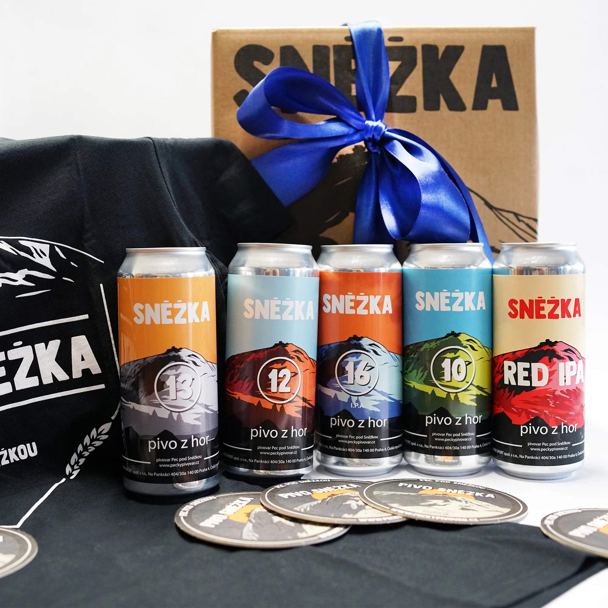 Dárkové sety piv Sněžka i s půllitrem či podtácky - Obrázek 4