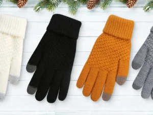 Hřejivé zimní rukavice k dotykovému telefonu
