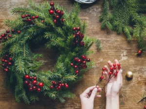 Workshop výroby závěsného či adventního věnce