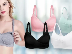 Pohodlné kojicí podprsenky: jednobarevné i s melírem