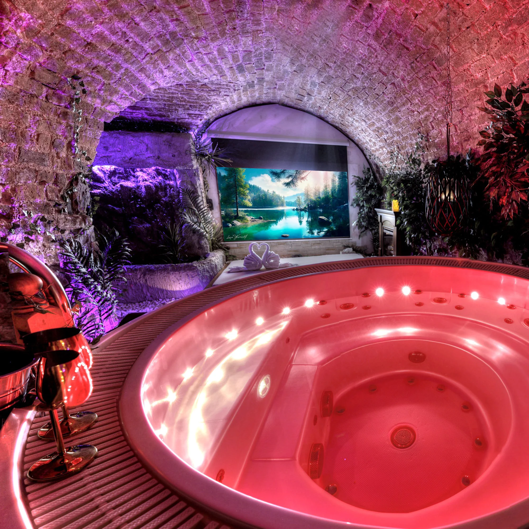 Romantika ve wellness: infrasauna, vířivka i sekt pro 2 - Obrázek 2