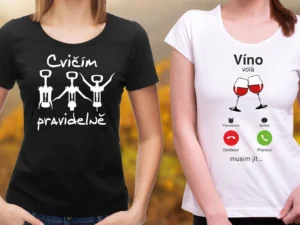 Dámská trička s vinařskou tematikou: 7 druhů