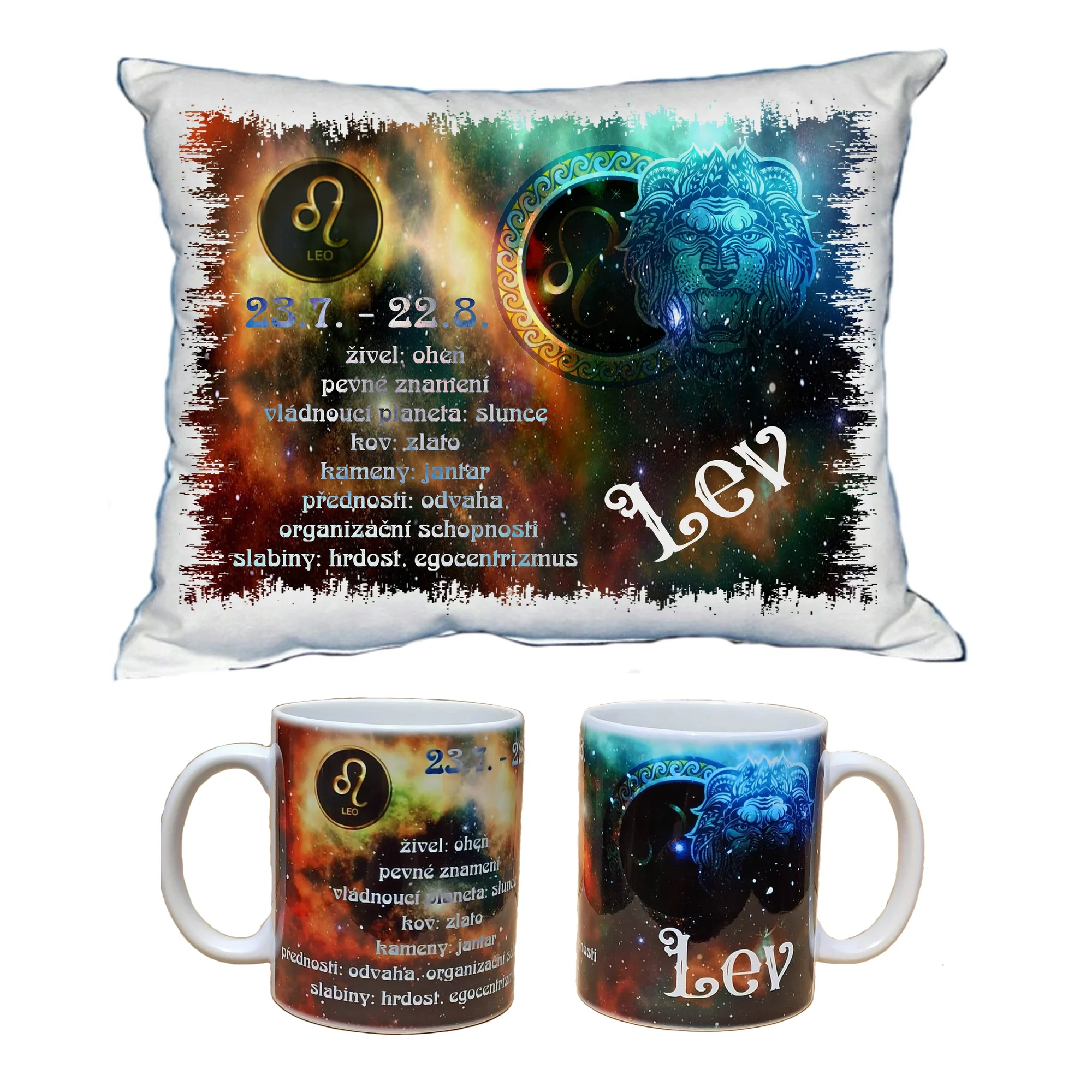 Dárkový set: polštář a hrnek se znamením zvěrokruhu - Obrázek 7