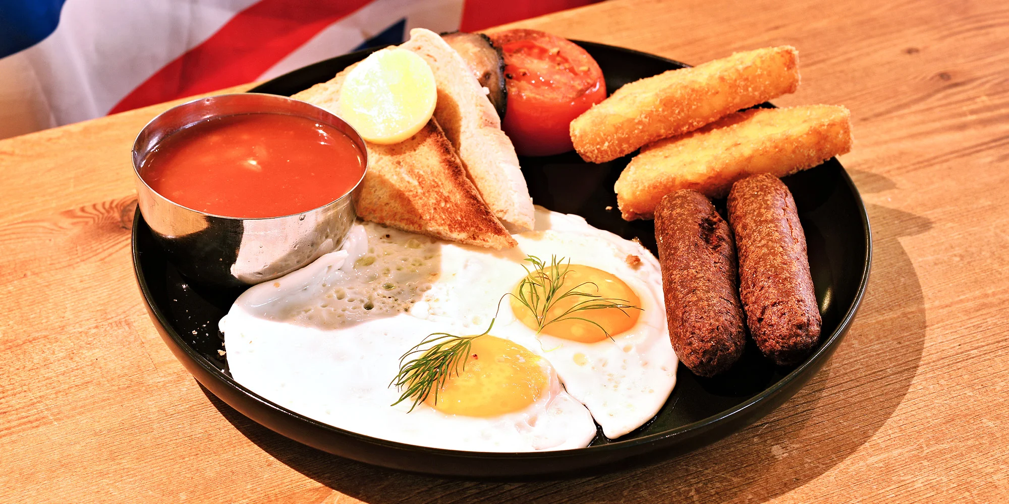 Britská snídaně s kávou nebo čajem pro 1-2 osoby - Obrázek 4