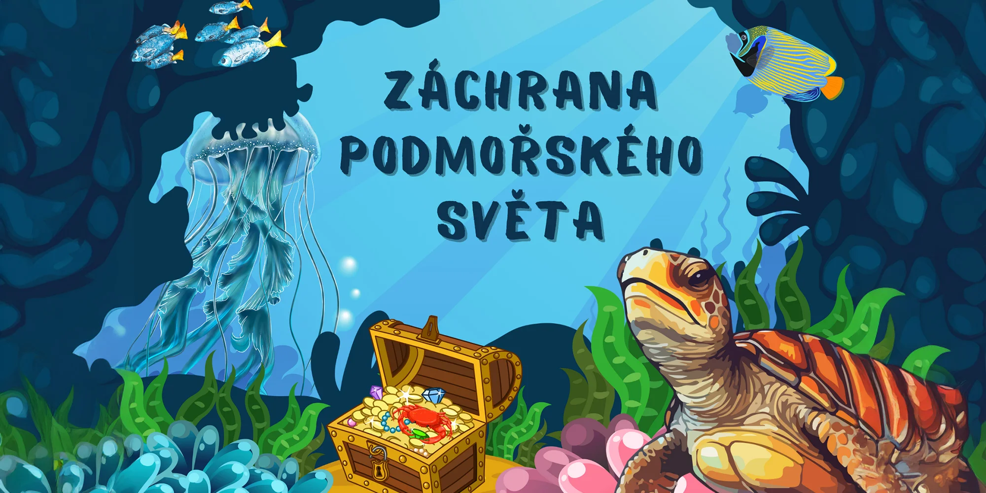 Šifrovací hra o mořském světě na doma i ven: 8-12 let