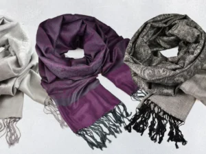 Dámské kašmírové šály s hedvábím v mnoha barvách