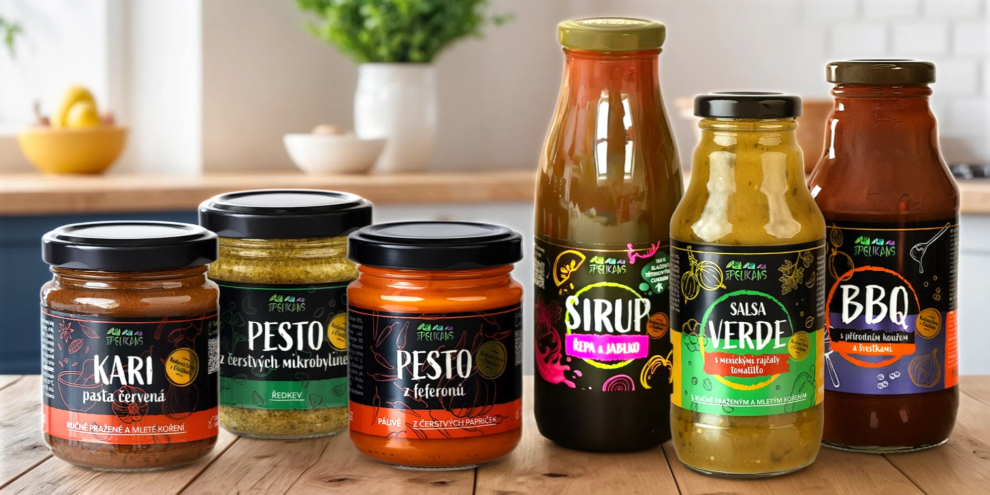 V ČR vyrobené omáčky, paštiky, čatní i tapenády