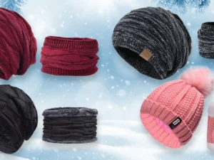 Pánské i dámské hřejivé sety: čepice a nákrčník
