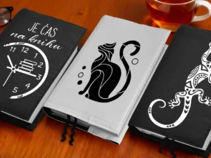 Ochrana na čtení: obaly na knihu s potiskem i bez