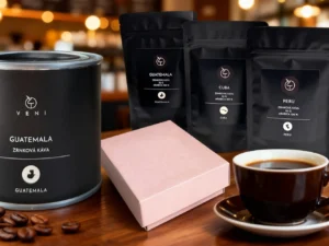 Zrnková káva: arabika, směsi i sety v dárkové krabičce