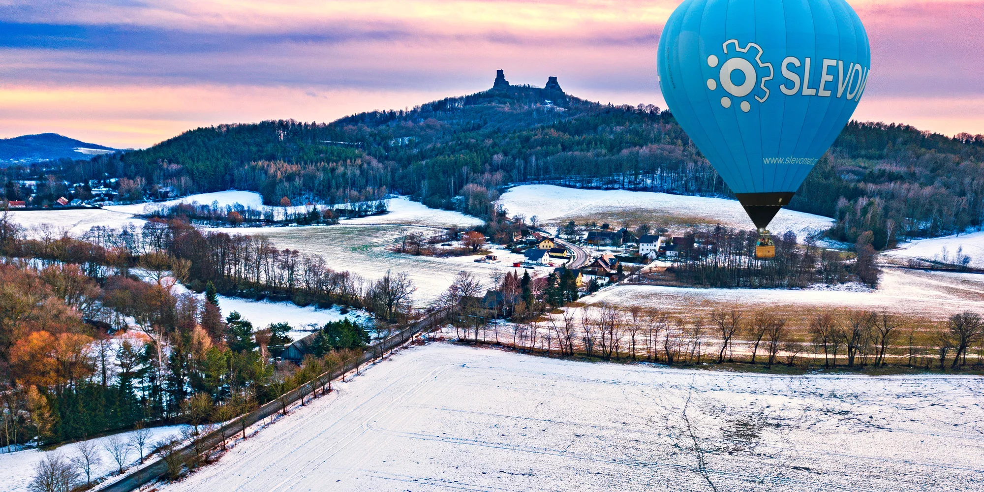 Romantický let balónem v Čechách i na Moravě