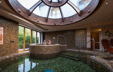 Balaton 300 m od jezera: Wellness Hotel Laroba **** s polopenzí, sklenkou vína a neomezeným bazénem + sauny