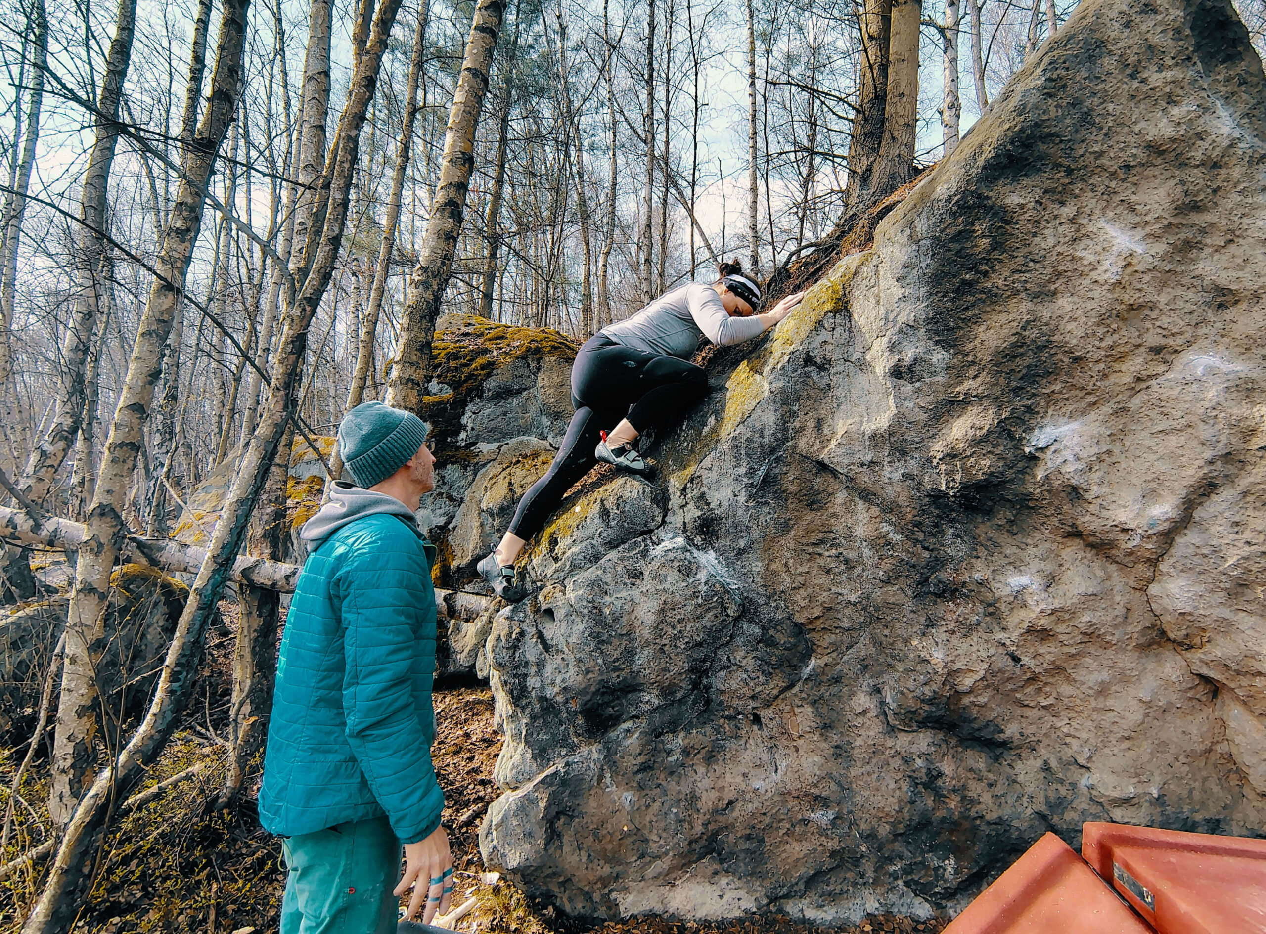 Kurz boulderingu na pískovci