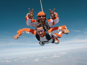Tandemový seskok Prostějov ze 3000m