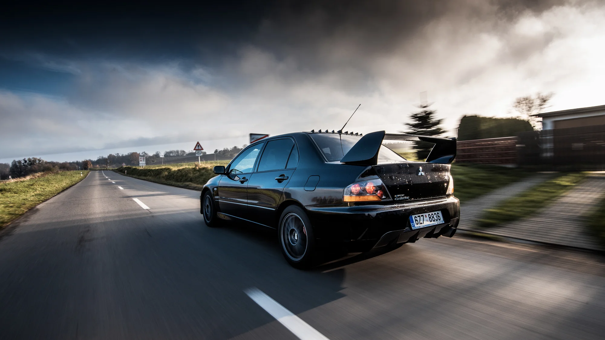 Ostrá jízda s rally jezdcem v Mitsubishi Lancer EVO IX - Obrázek 10