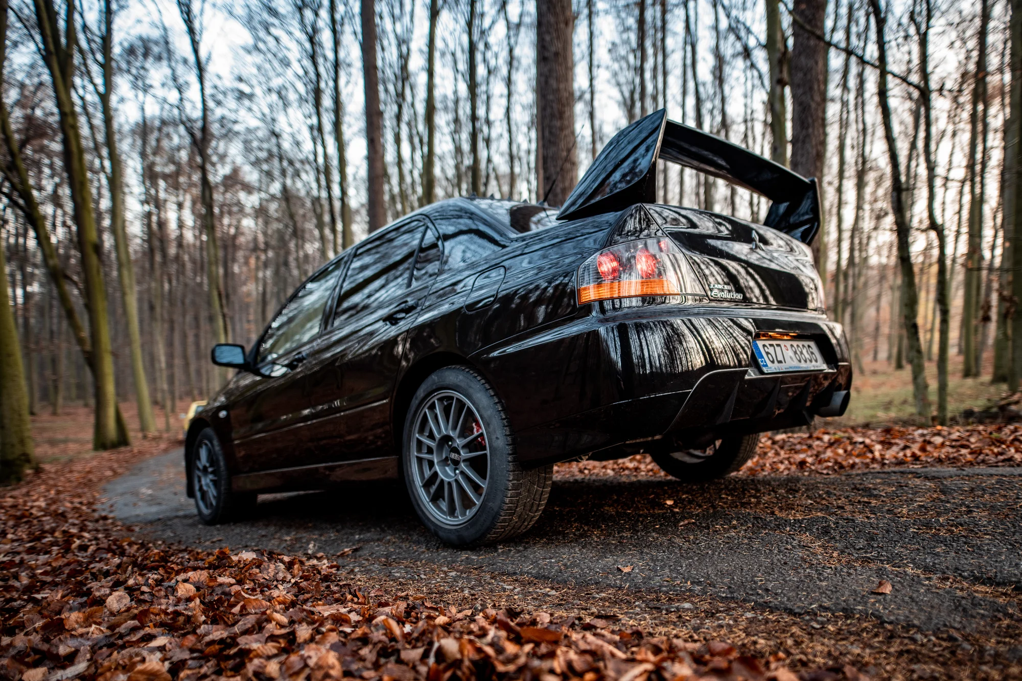 Ostrá jízda s rally jezdcem v Mitsubishi Lancer EVO IX - Obrázek 11