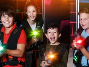 Napínavá laser game v aréně u Bořislavky až pro 6 os.