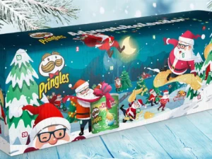Adventní kalendář Pringles: víc než 1 kg snacků