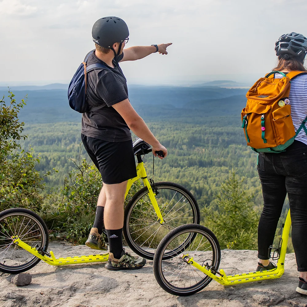Sjezd na koloběžkách z Děčínského Sněžníku pro dva - Obrázek 2