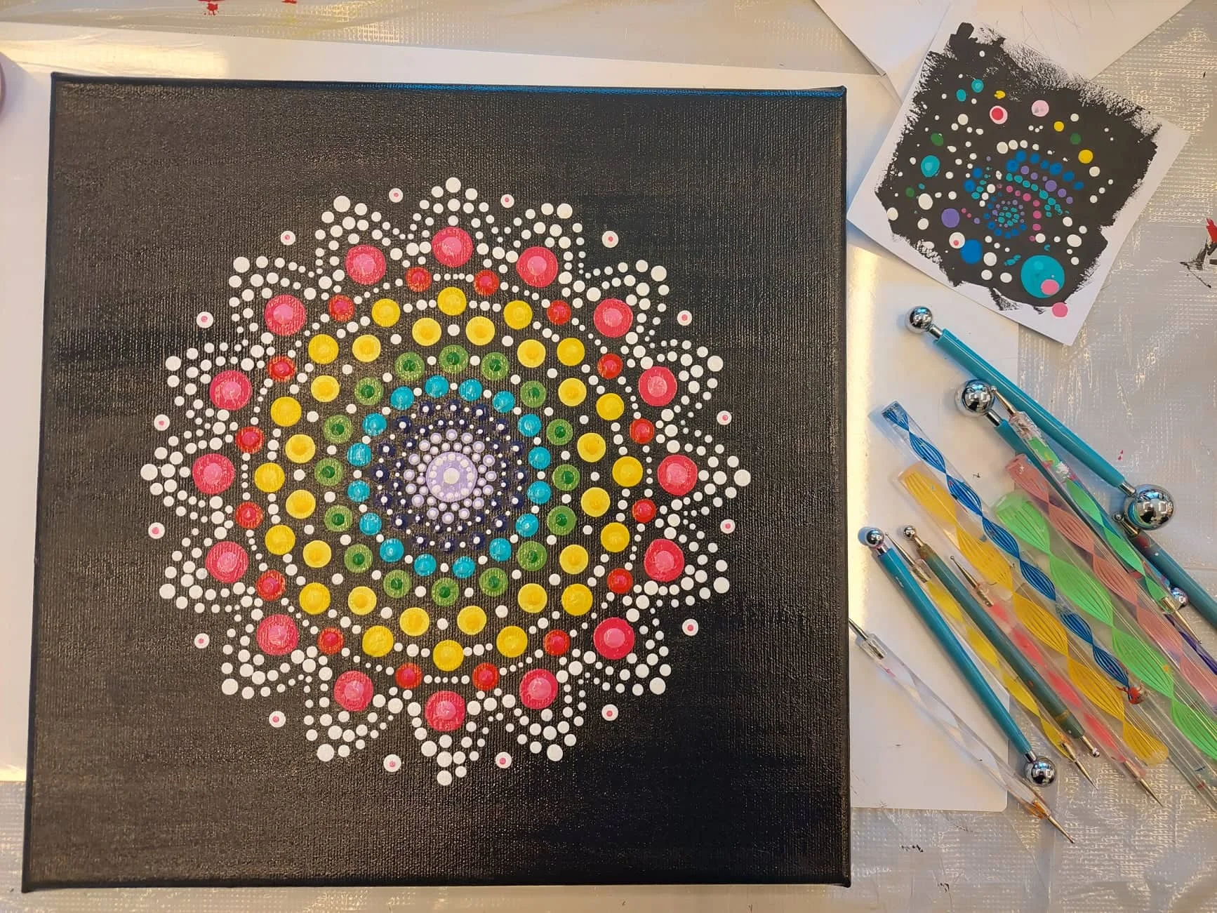 Kurz malování tečkované mandaly pro 1 osobu - Obrázek 7