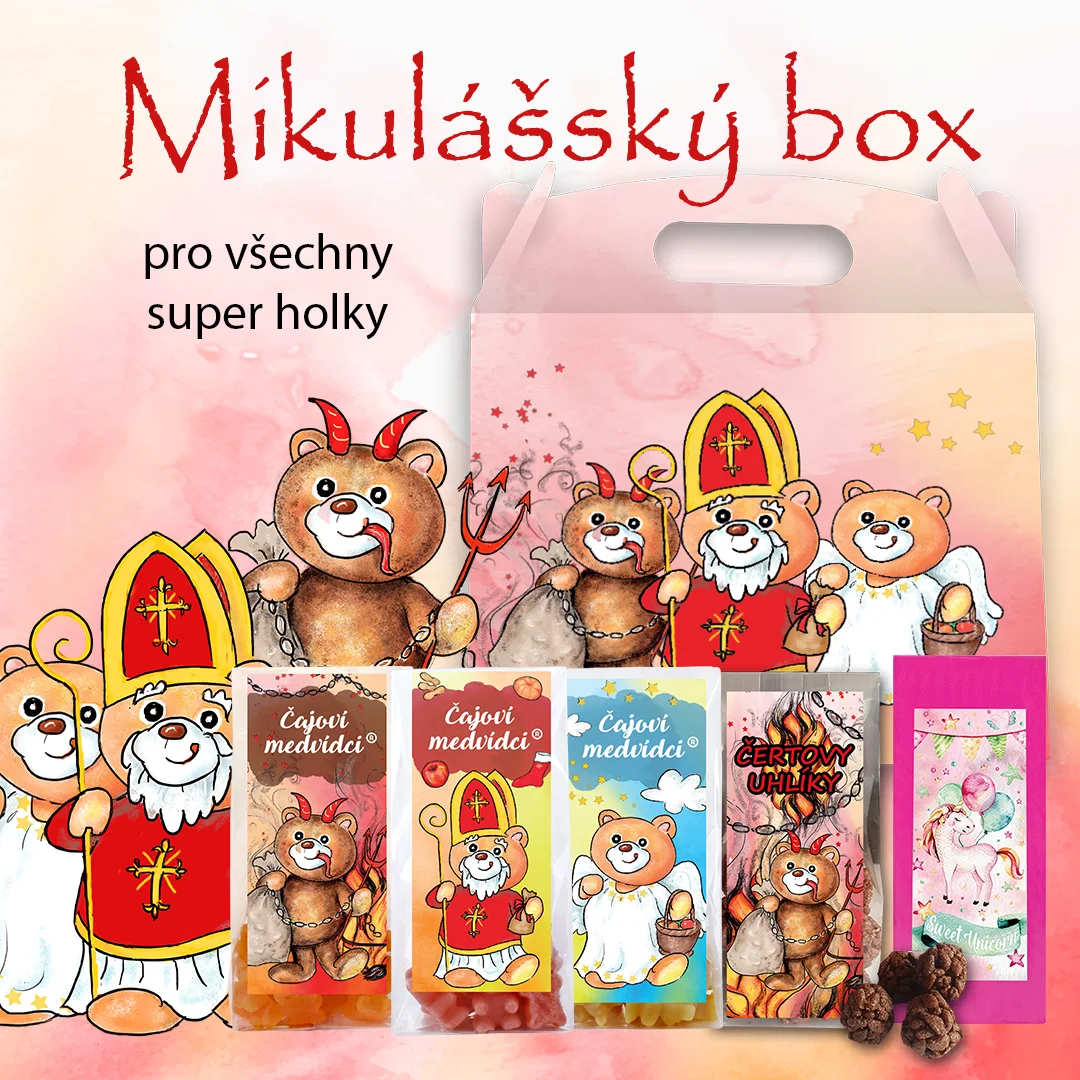 Mikulášské balíčky i boxy plné čajových medvídků - Obrázek 4