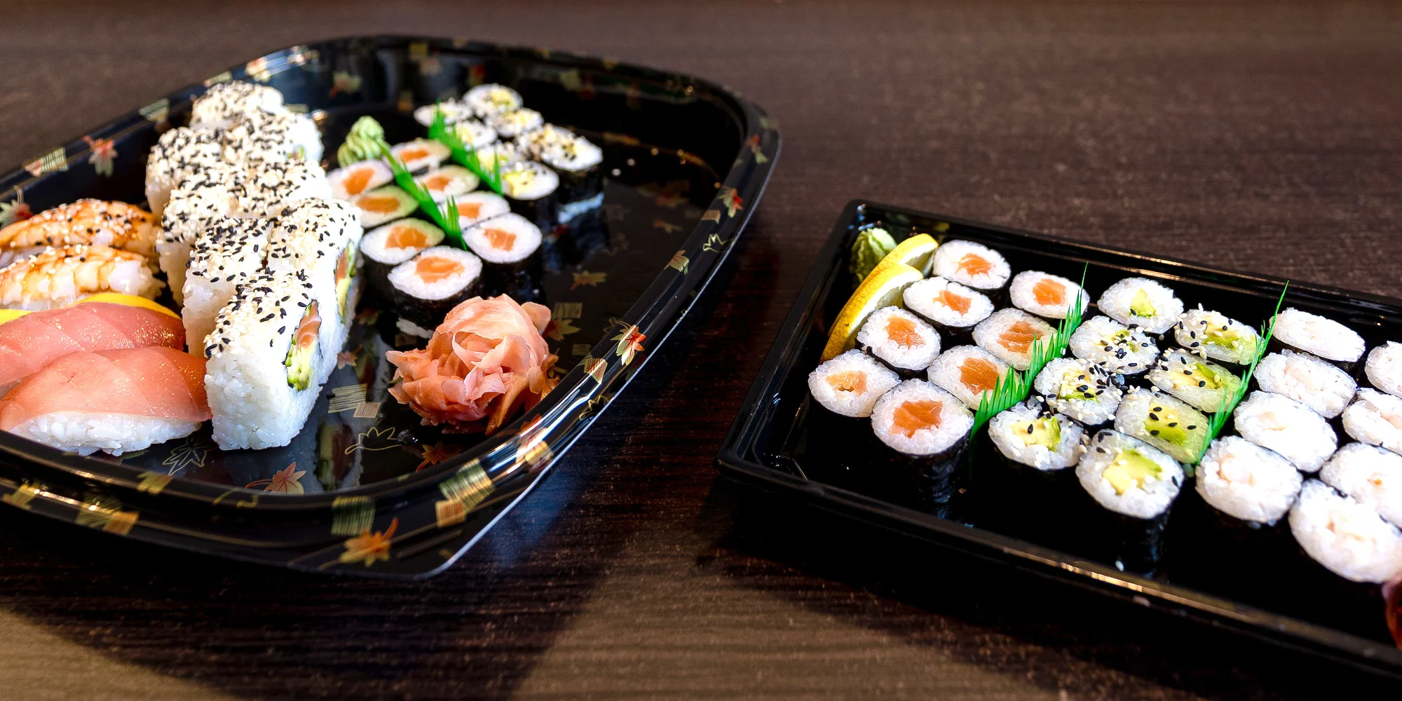 Sushi sety: 10–36 kousků nigiri a maki rolek