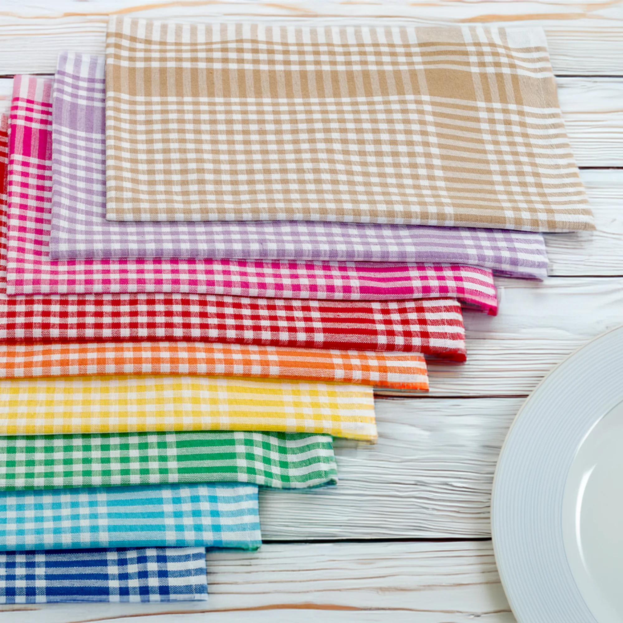 Bavlněné kuchyňské utěrky: 9 barevných variant - Obrázek 2