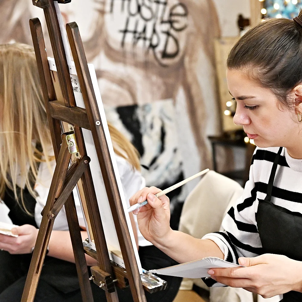 Workshop malování akrylem i za použití plátkového zlata - Obrázek 2