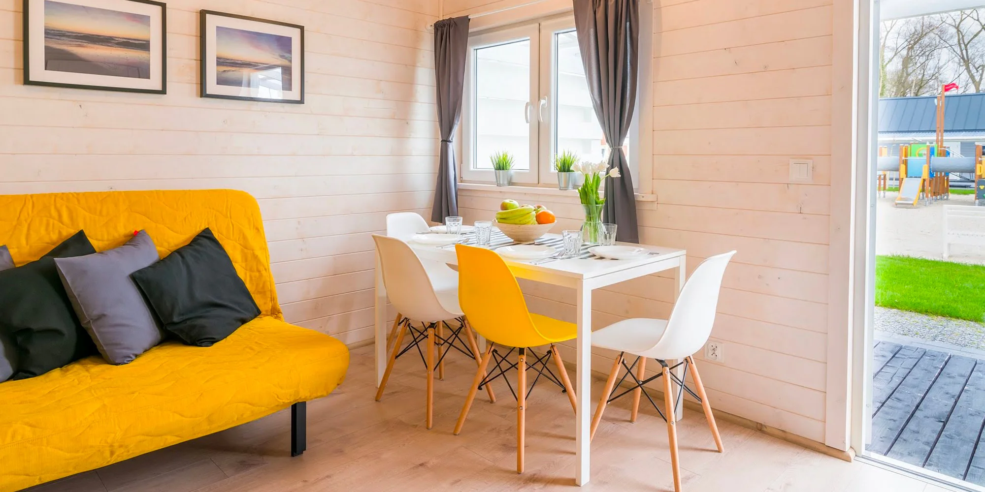 Rodinné prázdninové domky u Baltu: 700 m od pláže