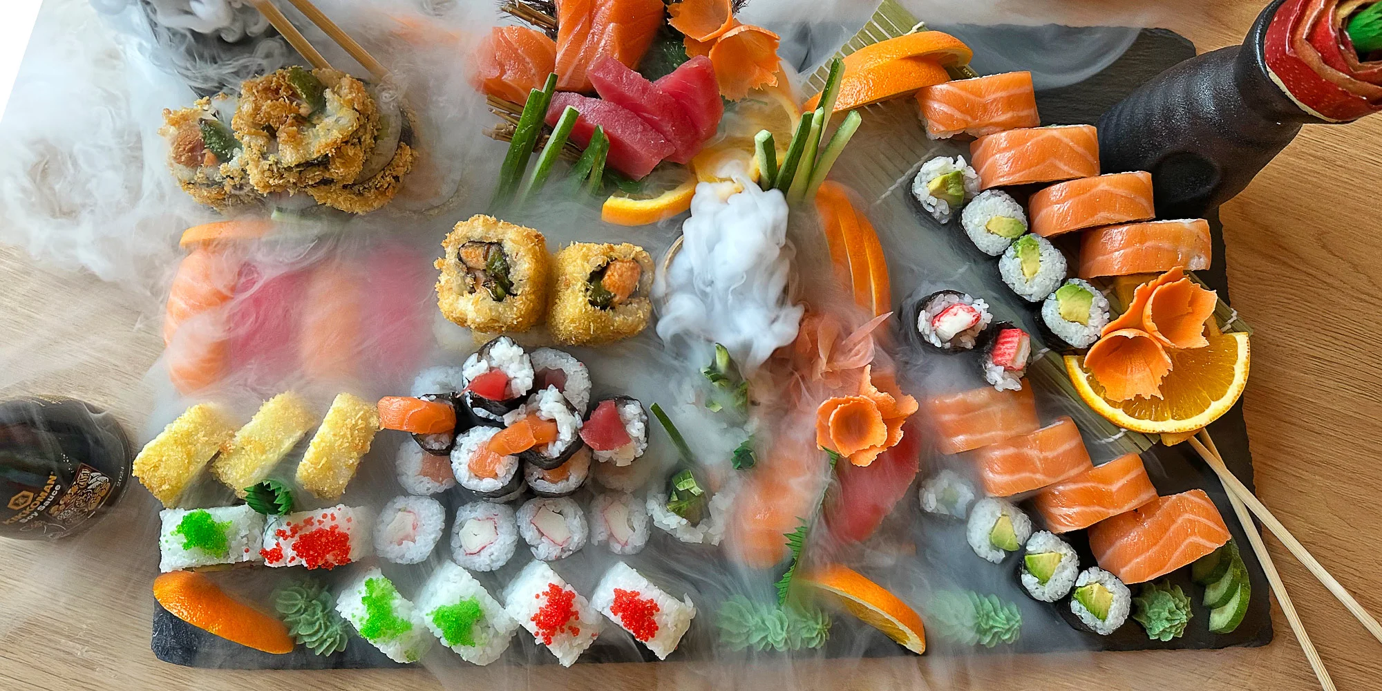 Sushi sety v nové asijské restauraci: 38–76 ks
