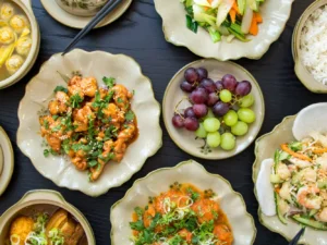 Pravá vietnamská hostina: salát, polévka, vepřové i kuřecí