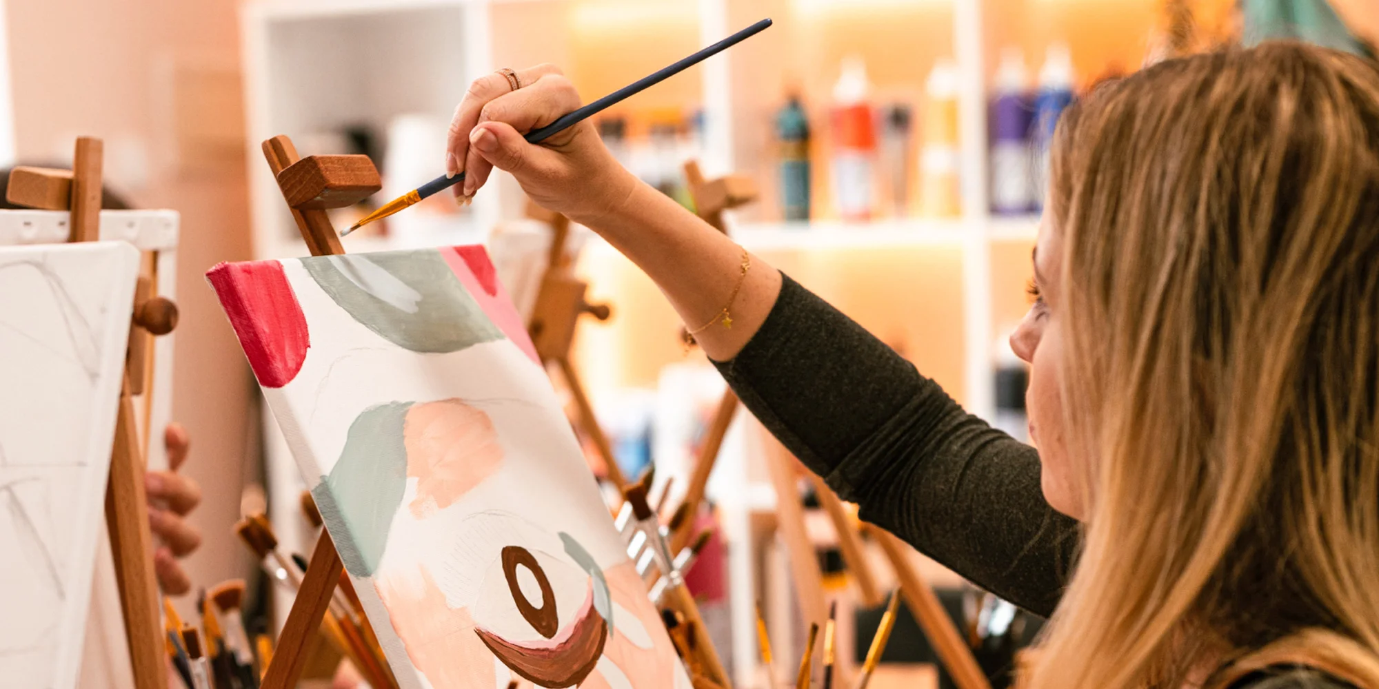 3hodinový kurz malby pro 1 nebo 2 osoby: akryl či textura