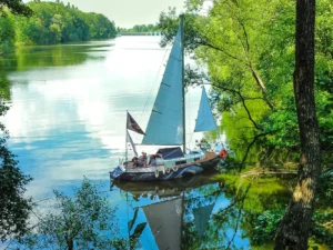 Plavba na plachetnici po Žermanické přehradě