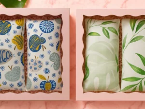 Dárkový set 2 bylinných polštářků proti bolesti