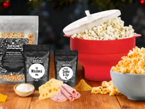 1 kg prémiového popcornu, různé příchutě i sety