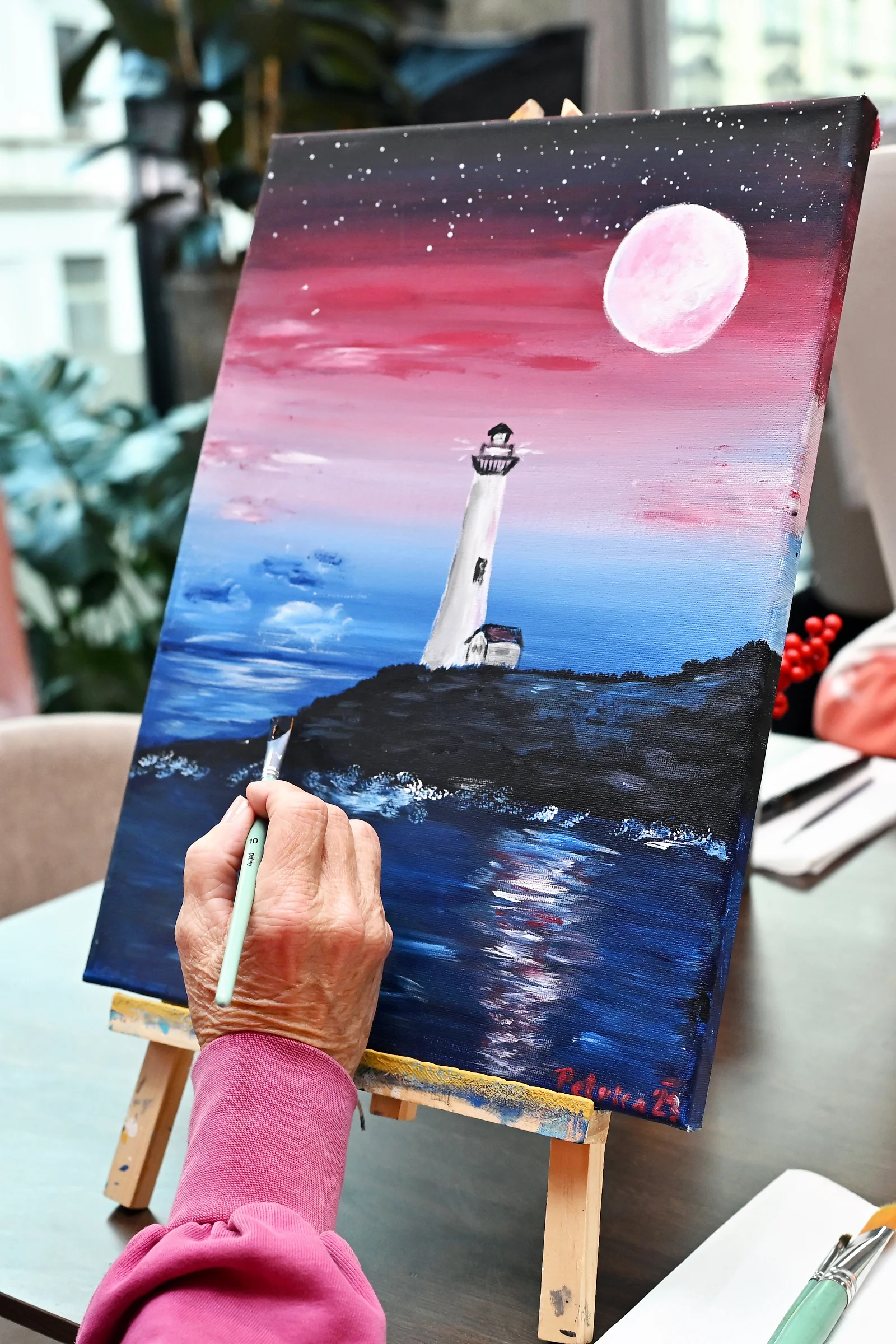 Zážitkové malování barvami s proseccem pro 1 i 2 - Obrázek 9