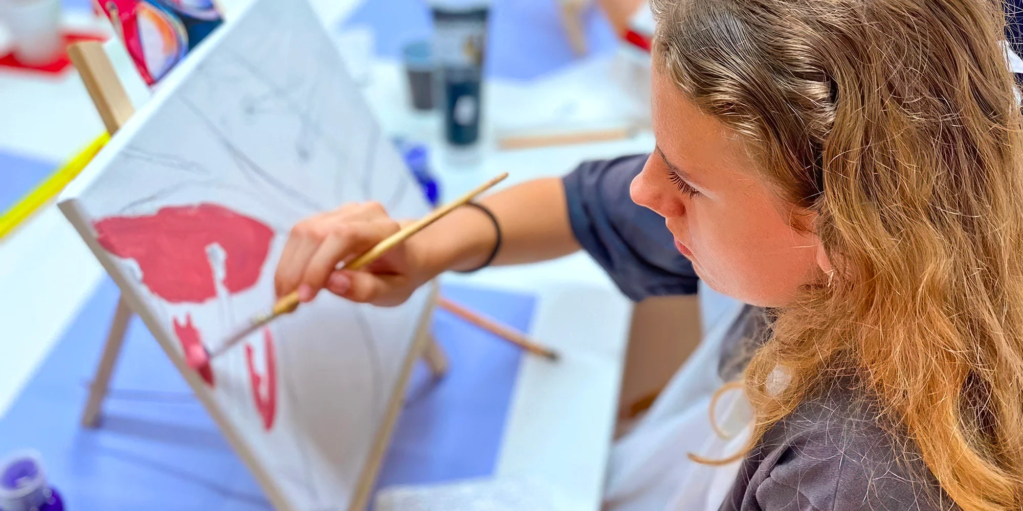 3hodinový workshop malování akrylem: 1-4 osoby