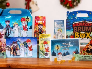 Mikulášské balíčky i boxy plné čajových medvídků