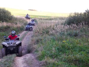 Extrémní jízda na čtyřkolce