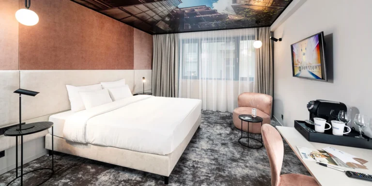 Pobyt v moderním hotelu v centru Budapešti se snídaní a neomezeným využíváním saun